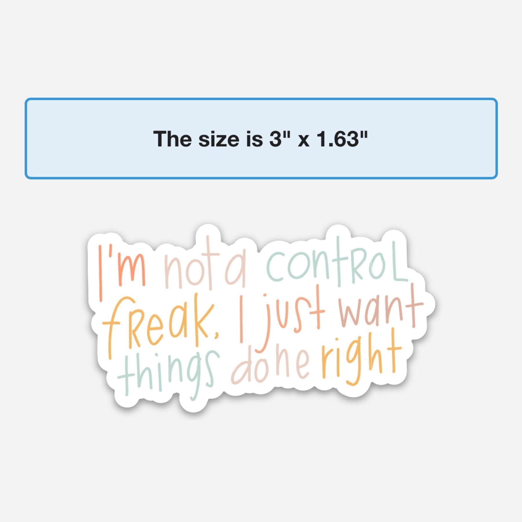 Control Freak Sticker Sticker | Control Freak – swaygirls